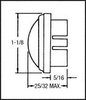 Lens Cap; Indicator Lens Colour Dialight - 50F6059 - Newark, An Avnet Company