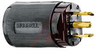 Plug; Black; 0.300 to 0.430 in.; Nylon;IP20 - 70116200 - Allied Electronics, Inc.