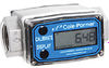 Cole-Parmer Heavy-Duty Turbine Flowmeter/Totalizer; 1-10 GPM, 316 SS, 1/2