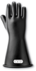 Ansell Marigold Black 10.5 Natural Rubber Mechanic's Gloves - Bulk - 14 in Length - 076490-23743 - 076490-23743 - R. S. Hughes Company, Inc.