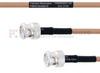 BNC Male to BNC Male MIL-DTL-17 Cable M17/128-RG400 Coax in 30 Inch - FMHR0057-30 - Fairview Microwave Inc.