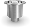 Round Sanitary Deep Sump Drain -- Z1830-12B - Image