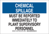 Brady B-302 Polyester Rectangle White Chemical, Biohazard, Hazardous & Flammable Material Sign - 14 in Width x 10 in Height - Laminated - 125618 - 754473-73323 - R. S. Hughes Company, Inc.