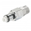 Chrome Plated Brass Non-Valved Plugs -- 40CB - Image