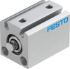 Short-stroke cylinder - ADVC-12-5-P-A - Festo Corporation
