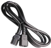10ft IEC320 C14 to C13 Extension Power Cord 14/3 SJT (10A 250V) -- SF-3212-10B-14 - Image