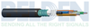 Outdoor Dry Core Dry Tube Multi Loose Tube Cable, G657A1, 12 Fibers, CSTA -- FMGA71HB012BKAA