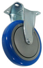 Rigid Caster ( No Brake ) Polyurethane Wheel - Model 3A - 3ABP5x1-1/4-R - Caster City, Inc.