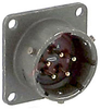 CONNECTOR,MILSPEC BOX CONNECTING RECEPTACLE,CLASS E,5 #16 SOLDER PIN CONTACT - 70010914 - Allied Electronics, Inc.