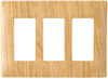 Decorative Finish Screwless Wall Plates with Decorator Openings -- SWP263MA - Image