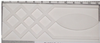 Plaster Ornament, Lattice - 813-06A - Deco Craft USA