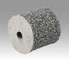 3M Scotch-Brite XL-UW Unitized Aluminum Oxide Medium Deburring Wheel - Fine Grade - Arbor Attachment - 3/4 in Diameter - 1/8 in Center Hole - Thickness 1/8 in - 92812 - 048011-92812 - R. S. Hughes Company, Inc.