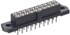 3+3 Pos. Female DIL Vertical Throughboard Conn. No Jackscrews - M80-4100601 - Harwin Plc