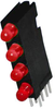 Indicator, Led, 3Mm, 4-Leds, Red, 1.7V; Led Color Dialight - 30K4140 - Newark, An Avnet Company