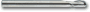 Carbide Decimal -- 2-Flute Single-End Ball Nose Stub - Image