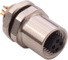 Sensor Connector, M5, Rcpt, 4Pos, Panel; Product Range Norcomp - 76Y0113 - Newark, An Avnet Company