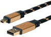 Usb Cable, 2.0 A-Mini B Plug, 0.8M, Blk; Connector To Connector Roline - 43AC9784 - Newark, An Avnet Company
