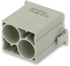 Heavy Duty Connector Insert, Shielded, Socket Module, 2X4, Heavy Mate M Series, 2, Receptacle Rohs Compliant Amphenol Sine/tuchel - 44W4124 - Newark, An Avnet Company