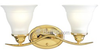Two-Light Wall Bracket Light Fixture - P3191-10 - bulbs.com