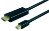 Cable, Hdmi Plug-Mini Dp Plug, 1M, Black; Connector To Connector Roline - 32AC9247 - Newark, An Avnet Company