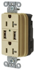 Combination Switch/Receptacle -- SNAP20USBI - Image