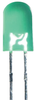 Led, Green, 5Mm X 2.5Mm, 5Mcd, 568Nm; Led Color Kingbright - 64T3293 - Newark, An Avnet Company