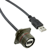 Usbftv Square Flange Sealed Receptacle, With Cordset Back Termination, Olive Drab Cadmium Plating Amphenol Pcd - 08R5236 - Newark, An Avnet Company