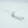 Power Feedthrough, 30,000 Volts, 3 Amps, 1 Pin, 0.094″ Stainless Steel Conductor, 1.50″ Dia Stainless Steel Weld Adapter - A0230-1-W - MPF Products, INC.