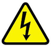 Labels, Warning, Electric Shock Symbol, 25.4Mm, Black/yellow, 10Pcs; Label Type Panduit - 51K5918 - Newark, An Avnet Company