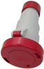 Industrial Coupler, 3P, 32A, 415V, Red; Current Rating Ilme - 06AC2449 - Newark, An Avnet Company