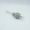 Power Feedthrough, 2000 Volts, 3 Amps, 3 Pins, 0.094″ Stainless Steel Conductors, 1.0″ Baseplate Bolt - A0527-3-BP - MPF Products, INC.