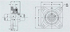 MSF / UCFX 4-Bolt Flange Units -- MSF100MM - Image