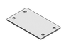 BPM Metal / Stainless Steel Blank Plates- For Screw Assembly / IP66 - 42014 - icotek Corp