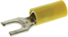 Terminal, Spade/fork, #10, Crimp, Yellow; Product Range Abb Thomas & Betts - 33F1339 - Newark, An Avnet Company