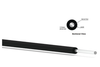 POF, Step Index, 1000 µm Core, 2.2 mm OD w/ Jacket -- F-POF-1000-C - Image