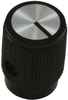 Round Skirted Knob, 0.125In; Shaft Type Keystone - 01C6590 - Newark, An Avnet Company
