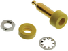 Banana Jack, 15A, Turret, Yellow; Gender Pomona - 99F8389 - Newark, An Avnet Company