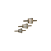 Double-Studded Silicone Gel Vibration Damper, M6 Thread Size. Material: Body- Silicone Gel, Studs- Iron Unichro Plate. -- A10Z61MTHTW