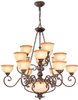 Large Chandeliers-Glass Shade - 331298 - Light Center (The)