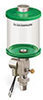 Green Color Key, Clear View Single Feed Electro Lubricator, 1 pt Acrylic Reservoir, 3/8” Male NPT, 24VDC - B5160-016AB024D3GW - Oil-Rite Corp.