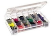 Akro-Mils Clear Industrial Grade Polymer Storage Case - 14 3/8 in Overall Length - 9 1/2 in Width - 2 1/2 in Height - Tray Not Included - 05905 - 05905 - R. S. Hughes Company, Inc.