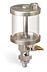 (Formerly B1876-24), Single Feed Manual Lubricator, 5 oz Pyrex Reservoir, 1/8” Male NPT - B1876-005P11B1W - Oil-Rite Corp.