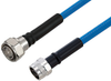 Plenum 4.3-10 Male to N Male Low PIM Cable 100 cm Length Using SPP-375-LLPL Coax Using Times Microwave Parts - PE3C6382-100CM - Pasternack