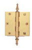 Extruded Brass Hinges - Steeple Tip - Lawrence Hardware, Inc.