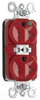 Duplex/Single Receptacle - PTTR8300-RED - Selecta Products