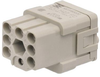 Heavy Duty Insert, Receptacle, 7 Pos; Product Range Weidmuller - 44T3032 - Newark, An Avnet Company