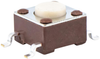 Tactile Switch, 0.05A, 12Vdc, 260Gf, Smd Rohs Compliant E-Switch - 57AK3817 - Newark, An Avnet Company