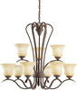 2086OZ Mid. Chandeliers-Glass Up - 433166 - Capital Lighting, Inc.