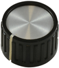 Ribbed Knob With Line Indicator, 6.35Mm; Shaft Type Alcoswitch Te Connectivity - 44F1944 - Newark, An Avnet Company