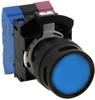 Pb Switch, Spst-No, 10A, 110Vac, Panel; Product Range Idec - 24AJ5101 - Newark, An Avnet Company